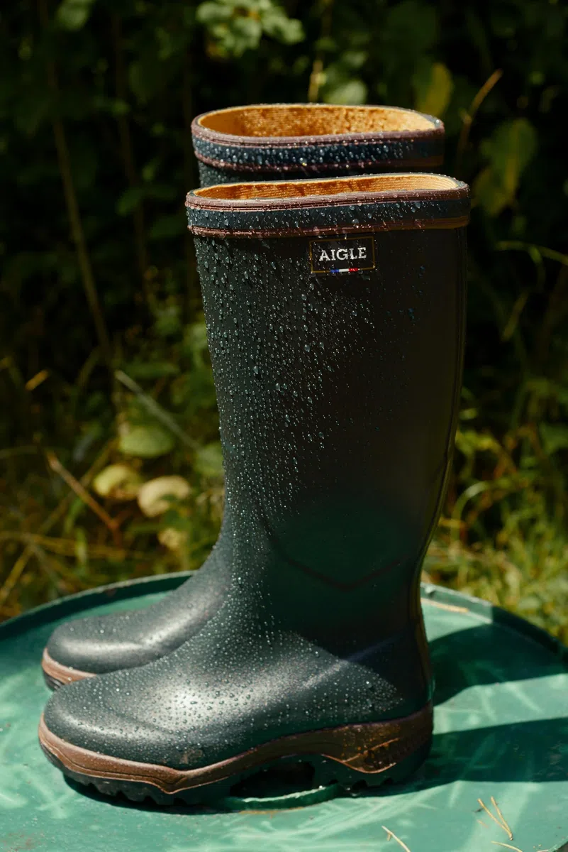 Aigle PARCOURS 2 – Anti-Ermüdungs-Gummistiefel für Herren | Ideal für Jagd, Arbeit und Landwirtschaft | Lang anhaltender Komfort | 100 % wasserdicht