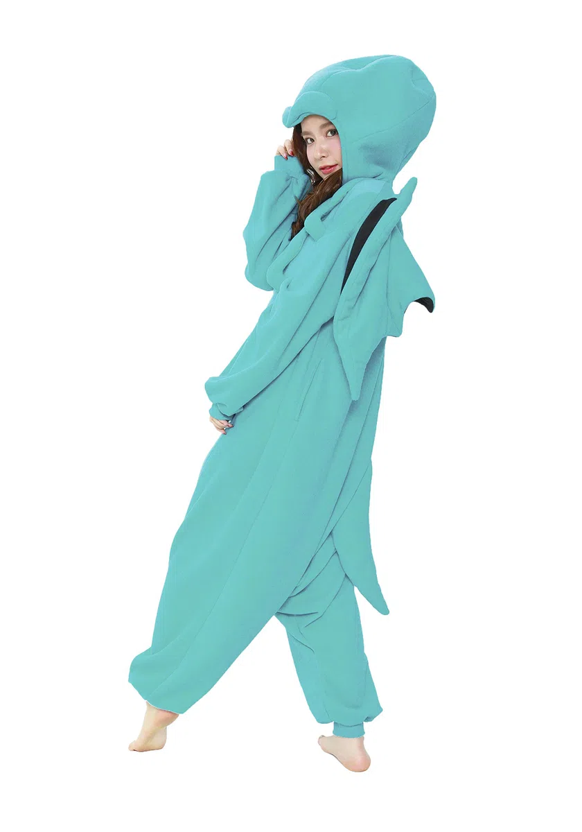 SAZAC Cthulhu Kigurumi - Onesie Jumpsuit Halloween Costume