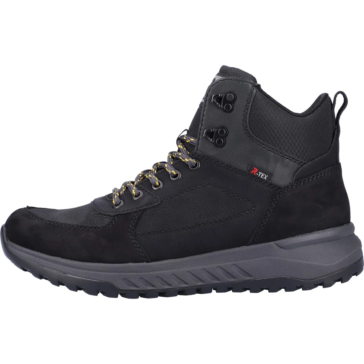 Schnürstiefel Boots Herren Schwarz Warm Neu Schnürboots für Herren