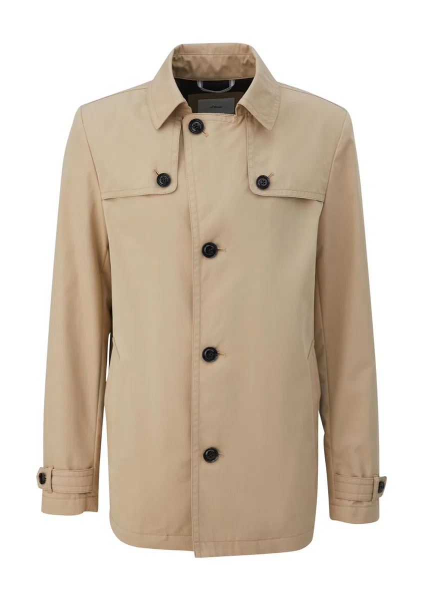 s.Oliver Trenchcoat aus Baumwollmix